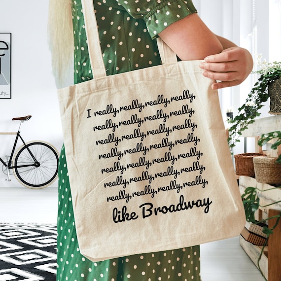 Broadway Tote Bag Tote Bag for Broadway Lovers Theatre Gifts Theatre Themed Reusable Shopping Bag Mothers Day Gifts for Women Birthday Etsy Israel