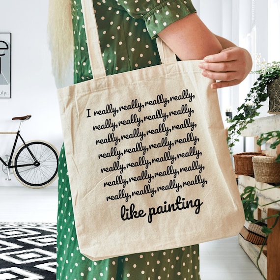 Buy Painting Tote Bag, Tote Bag for Painting Lovers, Art Gifts