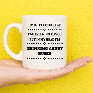Gifts For Bus Lovers, Gifts For Bus Driver, Novelty Bus Gifts, Bus Theme Presents, Buses, Buses Mug, Model Bus Gifts, Funny Mug, Mug