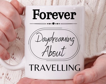 Gifts For Travel Lovers, Travel Gift Ideas, Gifts For People Who Travel, Travel Gifts For Her, For Him, Unique Travel Gifts, Coffee Mug