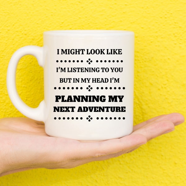 Gifts For Adventure Lovers, Travel Lovers, Coffee Mug, Unique Travel Gifts, Funny Travel Gifts, Novelty Coffee Mugs, Travel Presents,