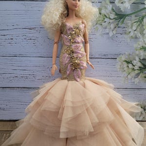 green emerald velvet dress Amazon.com: BARBIE DESIGNER COLLECTON GOLD LABEL