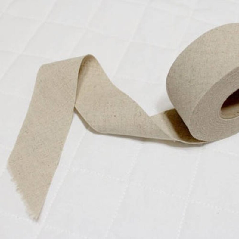 Bias Tape Binding Washed Linen Trim 4cm Solid Bias Cut B4018 Etsy