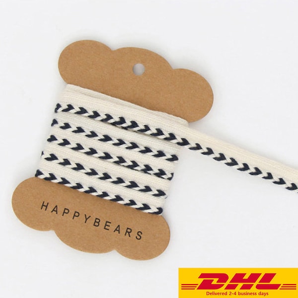 Premium Quality 2yards Piping Bias Cotton Comb Pattern Rope Trimming 12mm laceking2013 made in Korea