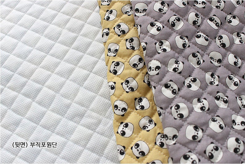 Premium Quality Quilted Cotton Fabric By The Yard Cat Face, Heads, Panda, Cartoon, Teddy Bear, Dinosaur, 44 Wide laceking2013 made in Korea image 7