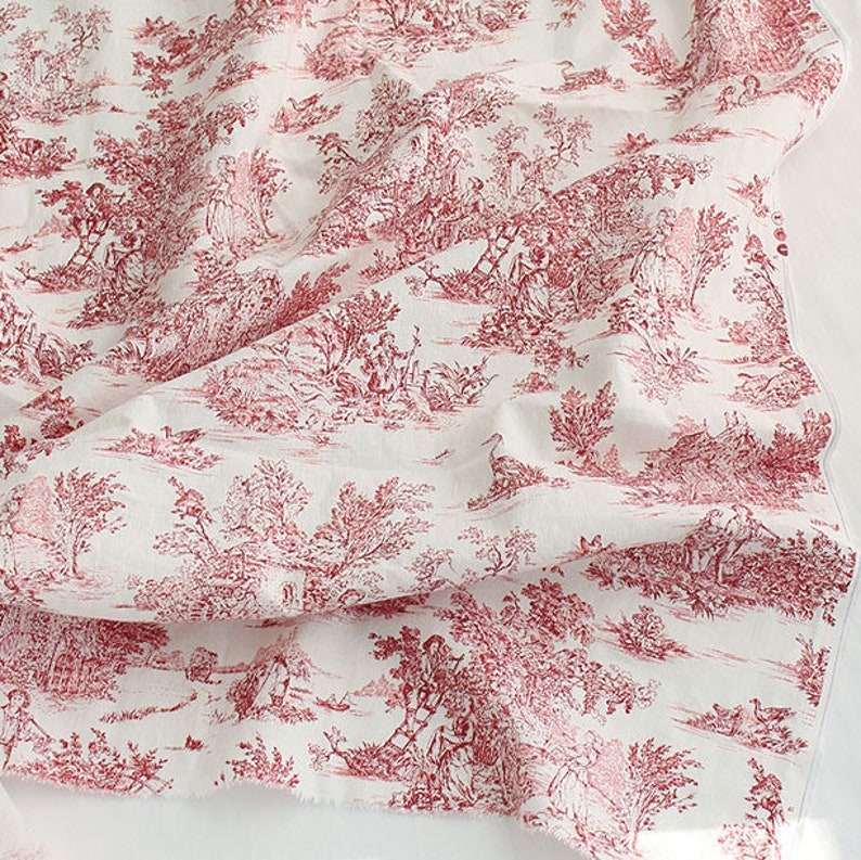 Premium Quality Linen Fabric by the Yard Vintage Fabric 6 Etsy