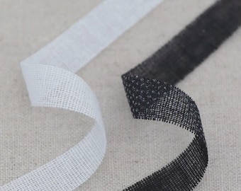 40yards 1cm Iron On Cotton Melt Tape Fusible Interlining Adhesive Interfacing Voile Tape Laceking