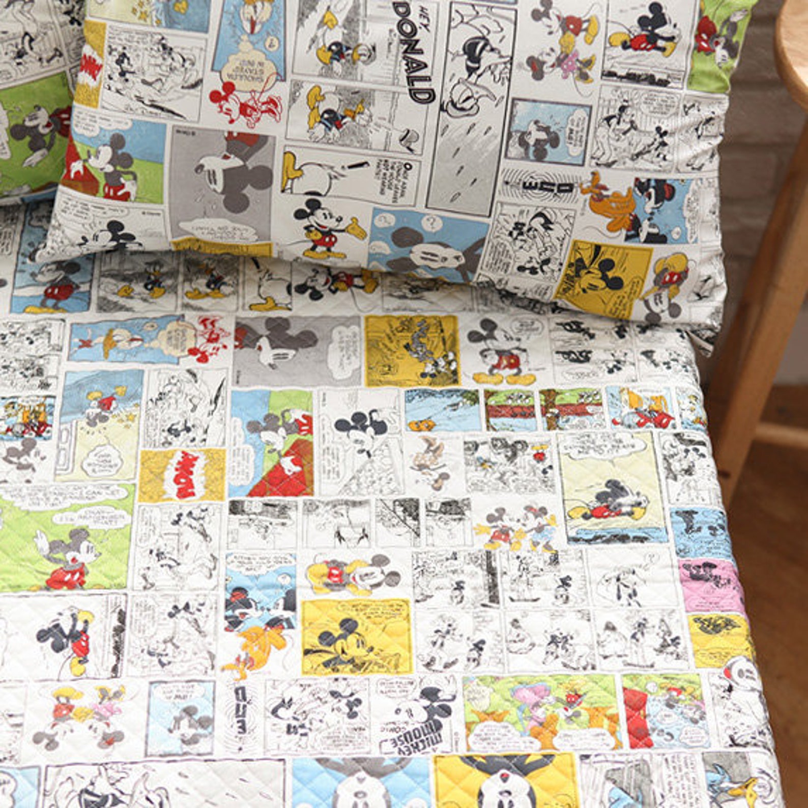 Disney Quilted Cotton Fabric by the Yard Character Fabric Etsy