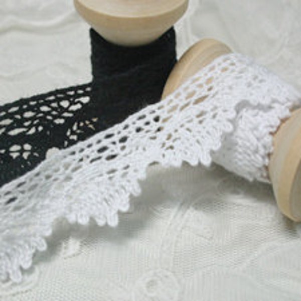 1Yds Crochet ribbon Vintage Style wedding Cotton lace 0.8"(2cm) YH323 laceking2013