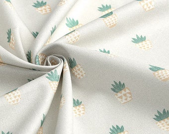 Cotton Fabric Fruit Fabric by the Yard 44" Wide SY pineapple