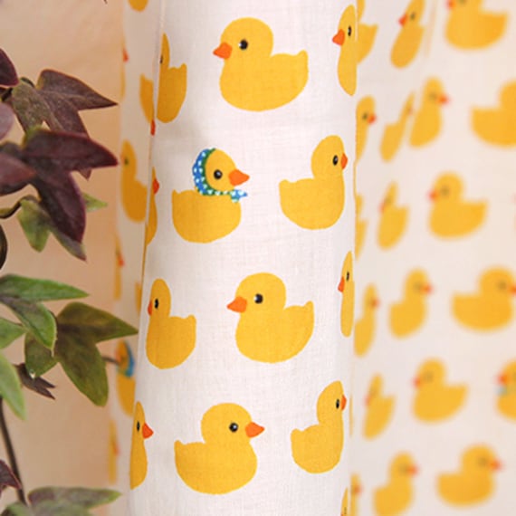 Rubber Duck Pattern Fabric