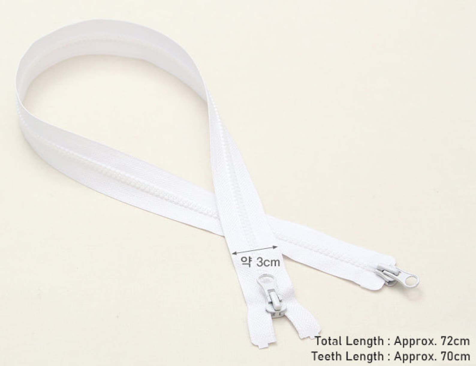 Premium Quality 70cm 5 Twoway 2way Zipper Zip Dual Zipper Etsy