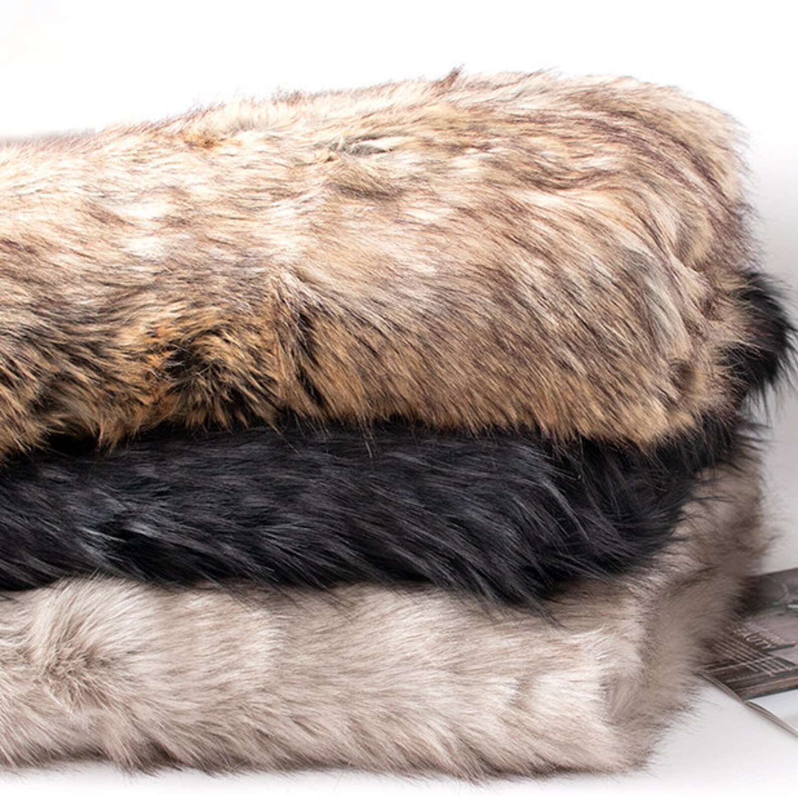 Long Pile Fabric by the Yard Faux Fur Fabric by the Yard Etsy