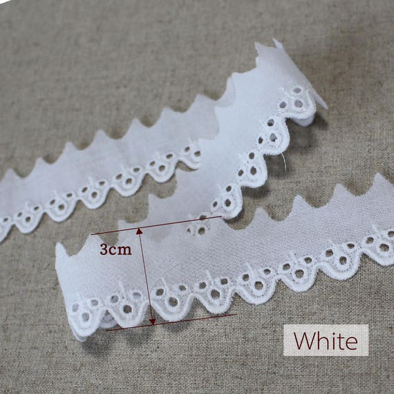 10 Broderie + free 4yds Broderie 10 Anglaise Eyelet lace trim 1.2 10 Broderie + free 4yds Broderie 10 Anglaise Eyelet lace trim 1.2