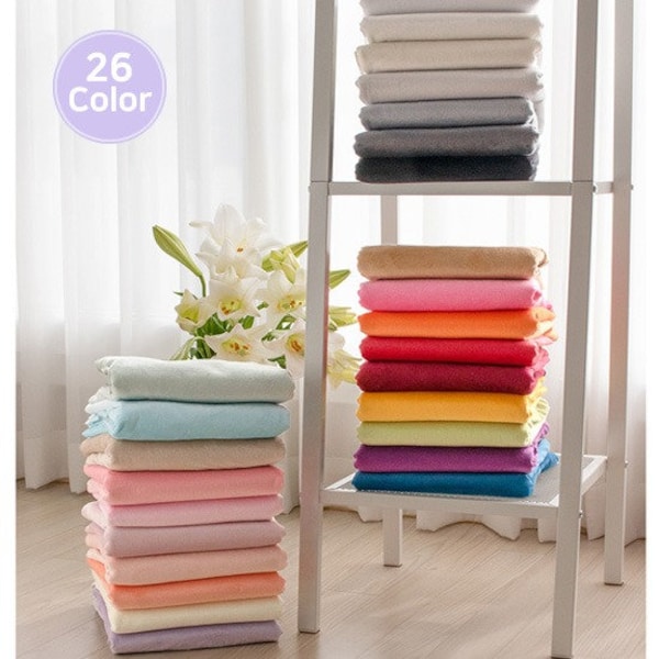 Premium Quality Stay Dry Soft Microfleece Fabric by the Yard 2mm Microchamois,doll Fabric 63" Extra Wide CM Microfiber made in Korea