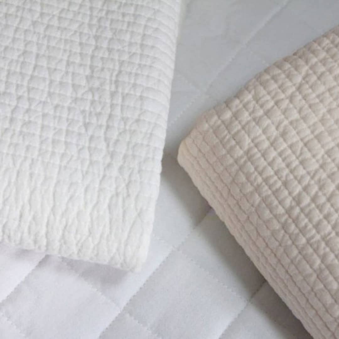  Premium Pre Quality Quilted Cotton Fabric by The Yard 44  Solid, Unbleached Cotton, Linen (Unbleached White (B219))