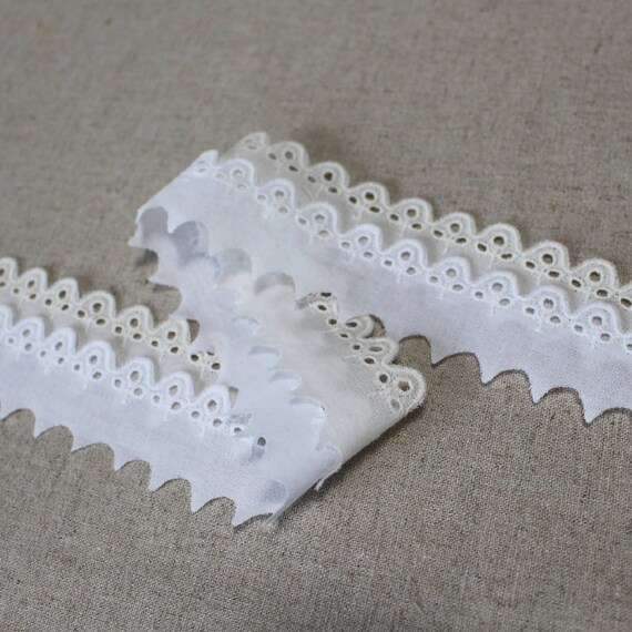 10 Broderie + free 4yds Broderie 10 Anglaise Eyelet lace trim 1.2 10 Broderie + free 4yds Broderie 10 Anglaise Eyelet lace trim 1.2