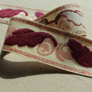 Premium Quality 1Yds Embroidery Ethnic Lace Ribbon Trim Jacquard Fabric Sewing Tape 4.3cm J2 laceking2013 made in Korea