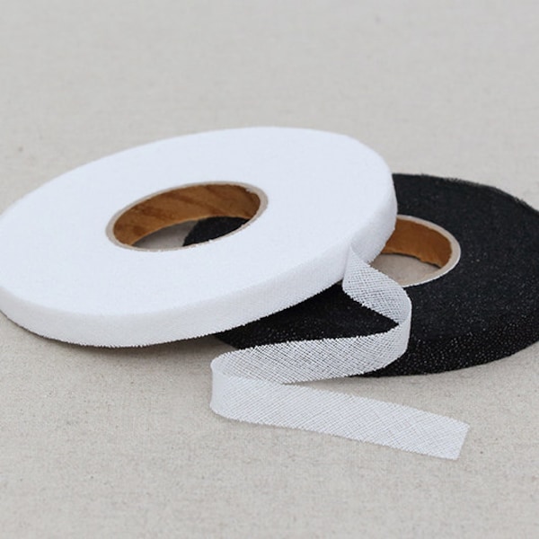 Premium Quality 40yards 1cm Iron On Cotton Melt Tape Fusible Interlining Adhesive Interfacing Voile Tape Bias Laceking made in Korea