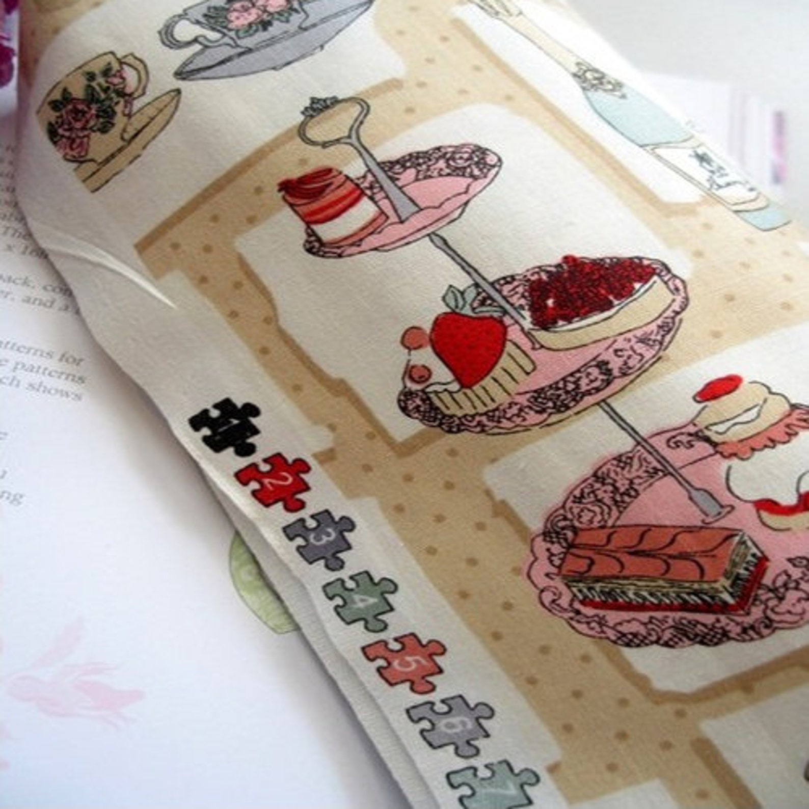 Cotton Fabric Food/Kitchen Theme Fabric by the Yard 44 Etsy