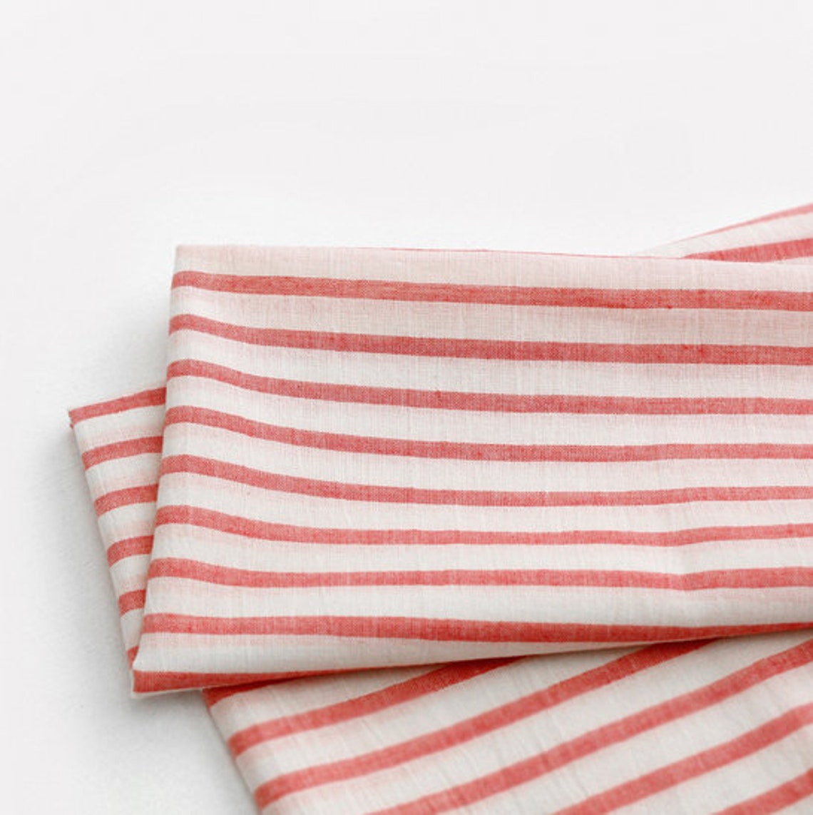 Stripe Gauze Cotton Fabric by the Yard 55 Wide MR Etsy