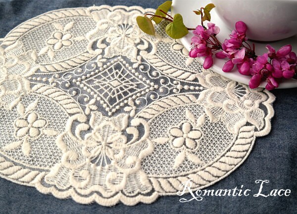 1pcs Embroidery Broderie Anglaise Lace Doilies motif yh m7 | Etsy
