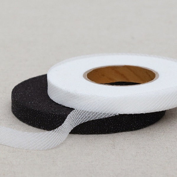 Premium-Qualität 40yards 1cm Eisen auf Polyester Schmelzband Fusible Interlining Klebstoff Beilage Seide Tape Bias Laceking made in Korea