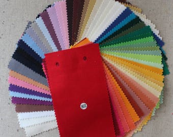 100% Cotton Oxford Fabric by the Yard, Solid Color, 44 Inches Wide