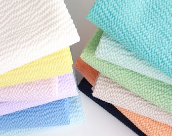 Solid Cotton Seersucker Fabric by the Yard, 53" Korean High Density Ripple Cotton, 12 Colors for Summer Dress, Pajamas, Bedding laceking2013