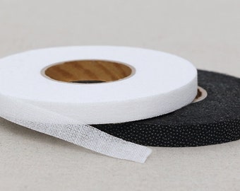 Stay Tap Premium Quality 40yards 1cm Iron On Cotton Melt Tape Fusible Interlining Adhesive Interfacing Voile Tape Laceking