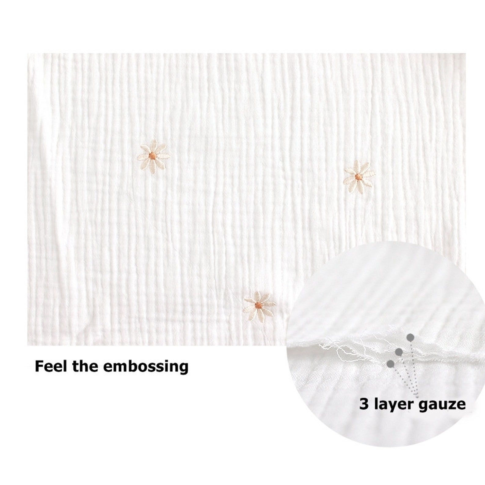 Premium Quality Cotton Fabric by the Yard Embroidery Muslin Etsy