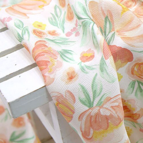 全国送料無料の通販 Rayon 59 Yard the by Fabric Flower Fabric ミュージシャン