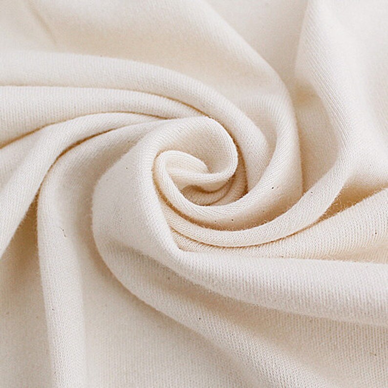 Solid Organic Cotton Knit Fabric by the Yard 71 Wide MR Etsy