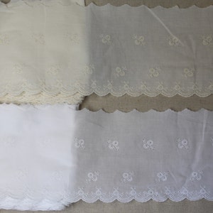 Premium Quality 14YDS Broderie Anglaise cotton eyelet lace trim 5.5"(14cm) YH1413 laceking2013 made in Korea