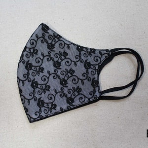 Lace Mask For Women Breathable Reusable Safe For Cosplay