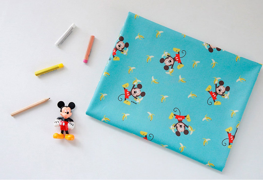 Premium Quality Disney Cotton Fabric by the Yard Mickey Etsy