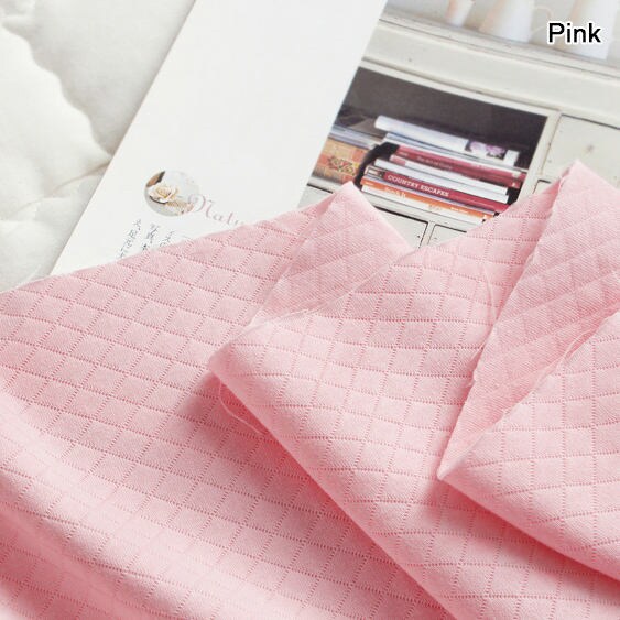 Solid Quilted Cotton Knit Single Fabric by the Yard 75 Etsy