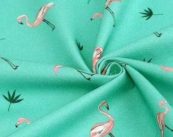 Cotton Fabric Flamingo Fabric by the Yard 44" Wide SY flamingo nacheu made in Korea