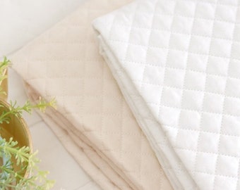 Premium Quality Quilted Cotton Fabric BH Unbleached Cotton Solid By The Yard 44" laceking2013 made in Korea