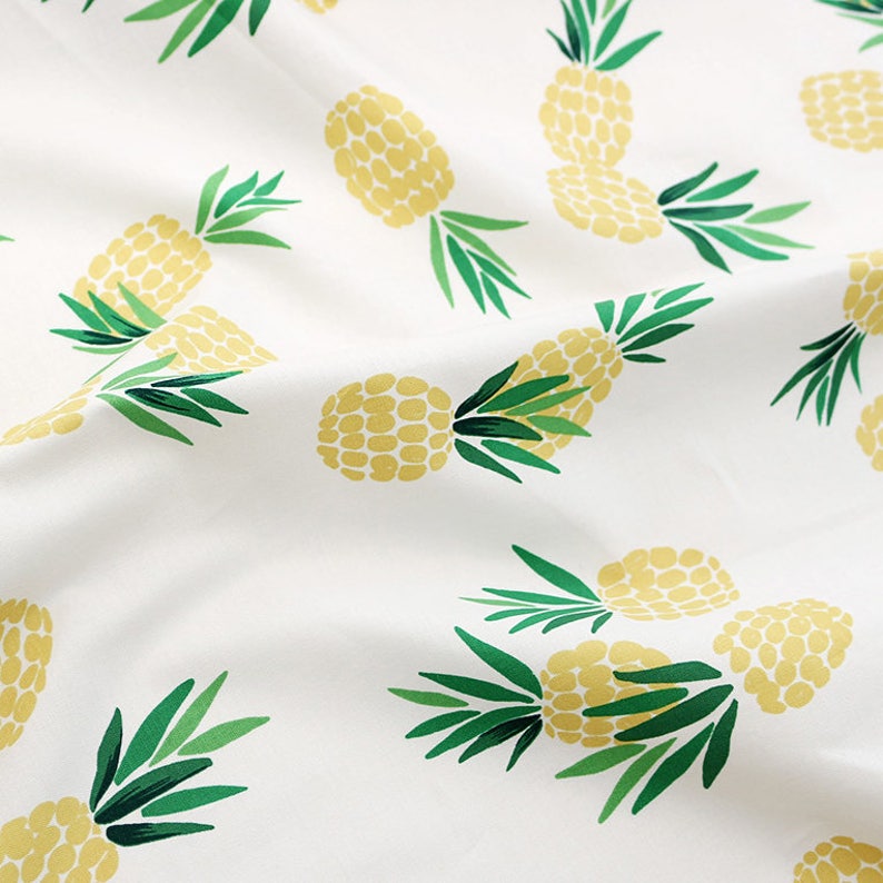 pineapple fabric by the yard