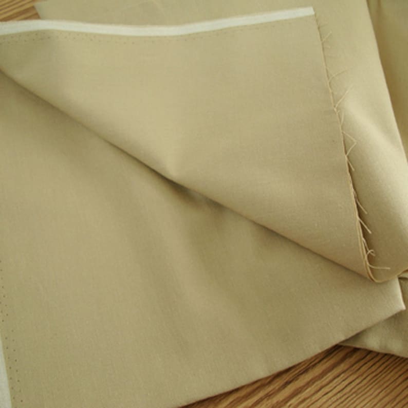 Cotton Fabric solid by the yards 44 Cozy exoticism before dyeing solid