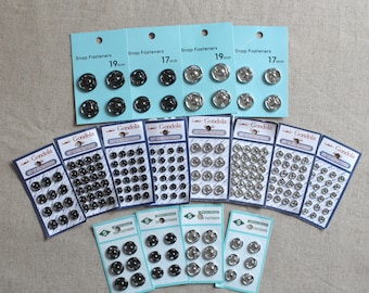 Premium Quality Snap Fasteners Round Snap Sew On Snaps Clothing Snaps Metal Snaps Button Press Stud Laceking