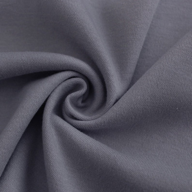 Solid Organic Cotton Knit Fabric by the Yard 71 Wide MR Etsy