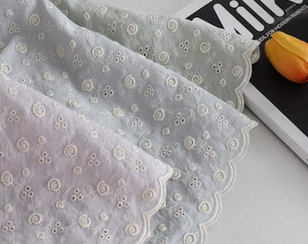 Cotton lace fabric