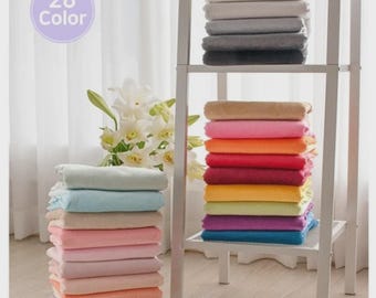 Premium Quality Stay Dry Soft Microfleece Fabric by the Yard 2mm Microchamois,doll Fabric 63" Extra Wide CM Microfiber made in Korea