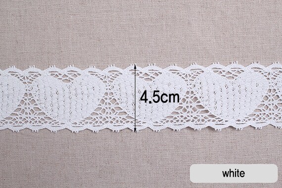 1yds Torchon knit cotton lace Crochet Trim 3.1/" 8cm YH040 laceking2013