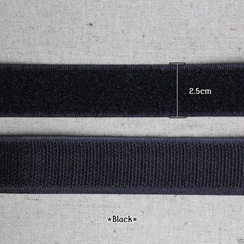 Hook and Loop Sew on FASTENER TAPE 25mm Wide 1yard 11 Colours Etsy