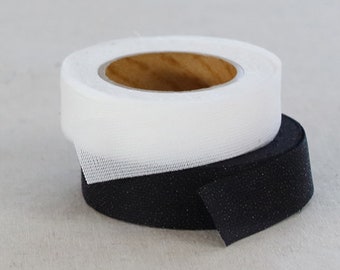 20yards 1.8cm Iron On Polyester Melt Tape Fusible Interlining Adhesive Interfacing Zipper Tape Laceking  made in Korea