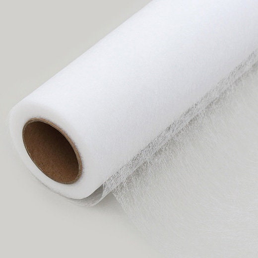 50*100CM Iron-On Fusible Fleece Interfacing Adhesive Cotton Batting Cream  Interlining Filler for Quilting Tote Bags Home Decor