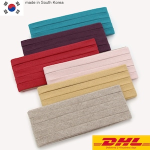 3yds Bias Tape Natural Cotton Linen trim 10mm Solid mask bias colour double fold laceking2013